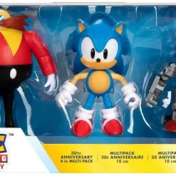 New ⌛ Sonic The Hedgehog 30th Anniversary Mecha Sonic, Sonic & Dr. Eggman Exclusive Action Figure 3-Pack 💯 -Sonic the Hedgehog Sales 192995408630 inset3