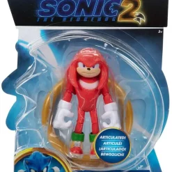 Top 10 🥰 Sonic the Hedgehog 2 Movie Knuckles Action Figure [Ring Stand, Damaged Package] ⌛