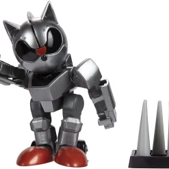 Best Sale 🔔 Sonic The Hedgehog Wave 5 Mecha Sonic Action Figure [Classic, with Trap Spring] ❤️ -Sonic the Hedgehog Sales 409004mechasonictrapspring inset3