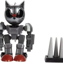 Best Sale 🔔 Sonic The Hedgehog Wave 5 Mecha Sonic Action Figure [Classic, with Trap Spring] ❤️ -Sonic the Hedgehog Sales 409004mechasonictrapspring inset4