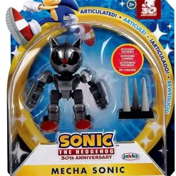 Buy 🥰 Sonic The Hedgehog Wave 5 Mecha Sonic Action Figure [Classic, with Trap Spring, Damaged Package] 🌟