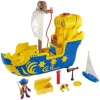 Budget ✨ Fisher Price Santiago of the Seas El Bravo Pirate Ship Playset [Lights & Sounds] ✔️