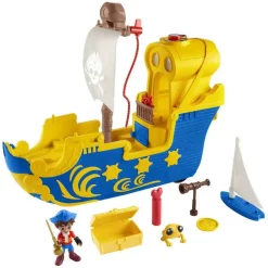Budget ✨ Fisher Price Santiago of the Seas El Bravo Pirate Ship Playset [Lights & Sounds] ✔️