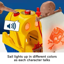 Budget ✨ Fisher Price Santiago of the Seas El Bravo Pirate Ship Playset [Lights & Sounds] ✔️ -Sonic the Hedgehog Sales 887961962383 inset2