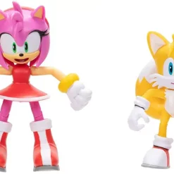 Hot Sale 🌟 Sonic The Hedgehog Amy & Tails Exclusive Action Figure 2-Pack [Modern] 🛒 -Sonic the Hedgehog Sales amytails inset1