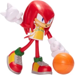 Buy 👍 Sonic The Hedgehog 2020 Series 3 Knuckles Action Figure [Basketball] 🌟 -Sonic the Hedgehog Sales basketballknuckles inset4