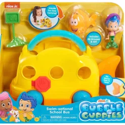 Buy ❤️ Bubble Guppies Swim-Sational School Bus Vehicle Set [Damaged Package] ✨