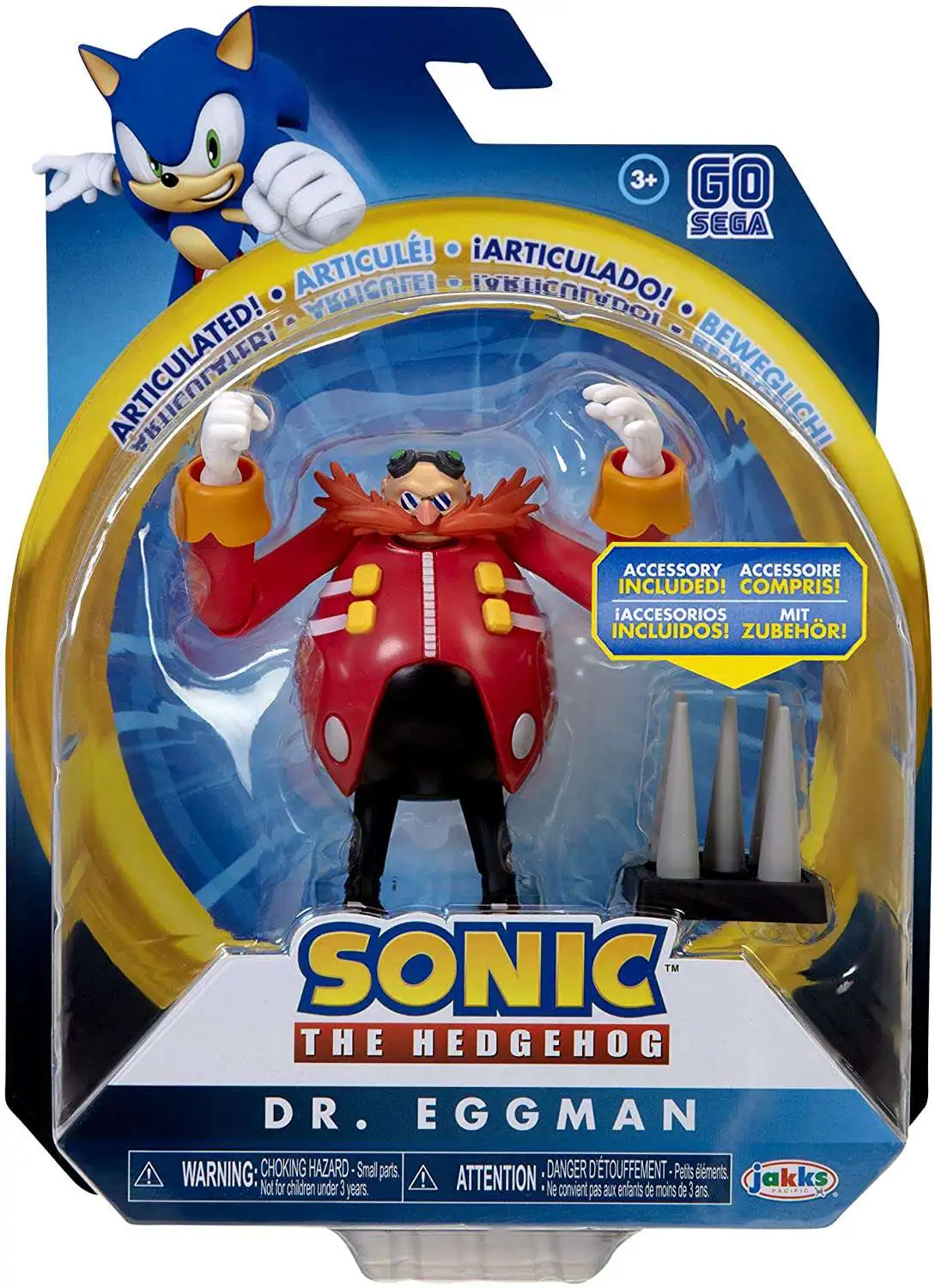 New 🤩 Sonic The Hedgehog Basic Wave 1 Dr. Eggman & Spike Trap Action Figure 👍 1 New 🤩 Sonic The Hedgehog Basic Wave 1 Dr. Eggman & Spike Trap Action Figure 👍