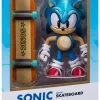 Best Pirce 🌟 Sonic The Hedgehog Gold Series Sonic Action Figure [with Skateboard] 🧨