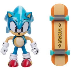 Best Pirce 🌟 Sonic The Hedgehog Gold Series Sonic Action Figure [with Skateboard] 🧨 -Sonic the Hedgehog Sales jakksgoldsonicskate inset2
