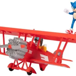Top 10 🧨 Sonic the Hedgehog 2 Movie The Tornado Biplane Playset [Sonic & Tails Mini Figures] 🥰 -Sonic the Hedgehog Sales jakksonic2tornado inset2