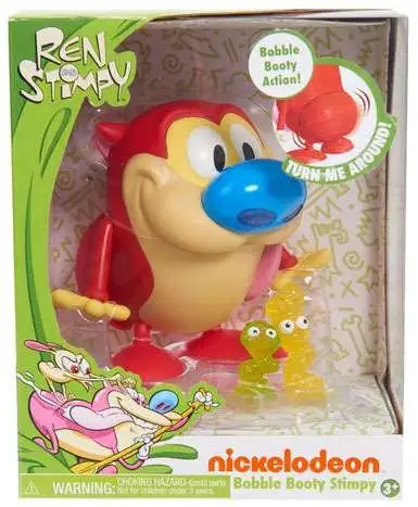 Discount 🎉 NickToons Ren & Stimpy Bobble Booty Stimpy 6-Inch Vinyl Figure ⌛ 1 Discount 🎉 NickToons Ren & Stimpy Bobble Booty Stimpy 6-Inch Vinyl Figure ⌛