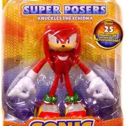 Brand new ❤️ Sonic The Hedgehog Super Posers Knuckles Action Figure [The Echidna] 🥰