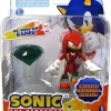 Outlet 😉 Sonic The Hedgehog Knuckles Action Figure [With Emerald, Damaged Package] 👏