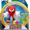 Promo 🔔 Sonic The Hedgehog Basic Wave 2 Knuckles Action Figure [Green Chaos Emerald] ⭐