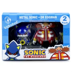 Deals 🎉 Sonic the Hedgehog Metal Sonic & Dr. Eggman 3-Inch Vinyl Figure 2-Pack 👏