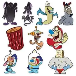 Discount ⌛ Ren & Stimpy Enamel Pins (Pre-Order ships June) 🎁