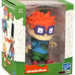 Brand new ⭐ Nickelodeon Rugrats Action Vinyls Chuckie Finster Exclusive Vinyl Figure [Reptar 👚 Shirt] 🔔