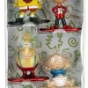 Outlet ✨ Nickelodeon Nano Metalfigs Spongebob, Gerald, Heffer, Tommy Pickles & Ren 1.5-Inch Diecast Figure 5-Pack 😉