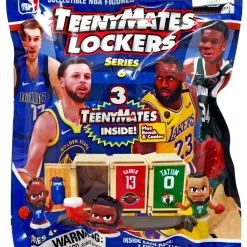 Best deal 🛒 NBA TeenyMates 🏀 Basketball Series 6 LOCKERS Pack [3 Figures, 3 Lockers, Plus Stickers, Bench & Cooler!] 🔔