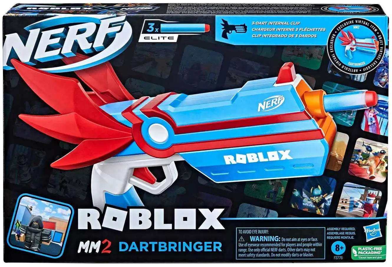 Brand new 🤩 Nerf Roblox MM2 Dartbringer Dart Blaster Toy ✨ 1 Brand new 🤩 Nerf Roblox MM2 Dartbringer Dart Blaster Toy ✨