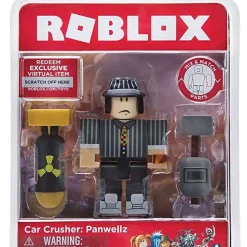 Cheapest 🎉 Roblox Car Crusher: Panwellz Action Figure 👏