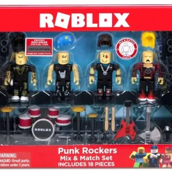 Top 10 ⭐ Roblox Mix & Match Punk Rockers 3-Inch Figure 4-Pack Set 😉