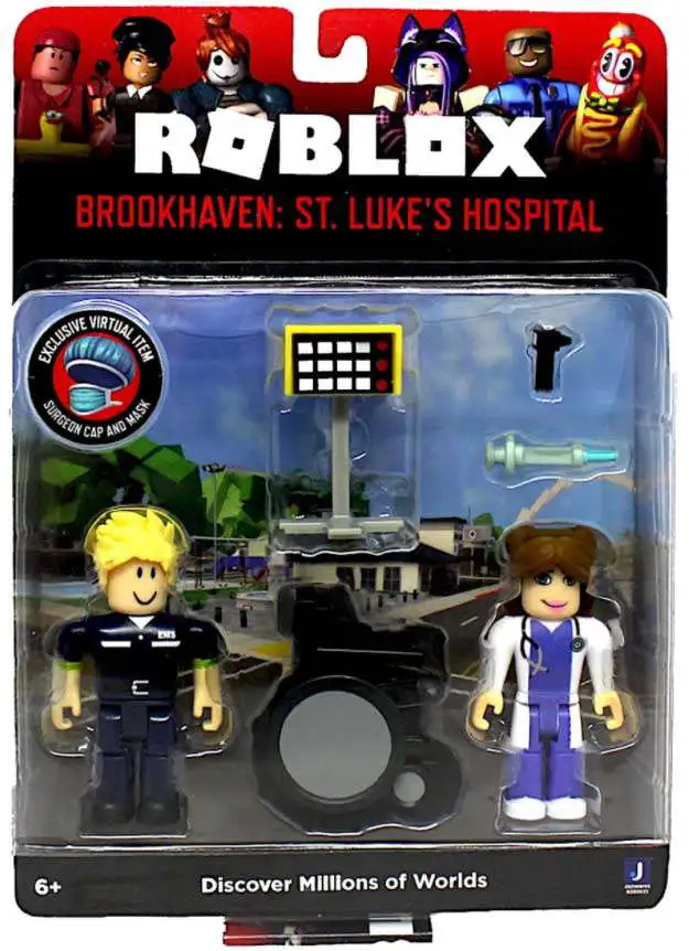 Cheap 🤩 Roblox Brookhaven: St. Luke's Hospital Action Figure 2-Pack ✨ 1 Cheap 🤩 Roblox Brookhaven: St. Luke's Hospital Action Figure 2-Pack ✨