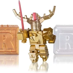 Flash Sale 🔔 Roblox Fantastic Frontier: Gold Corrupted Knight Action Figure [2 Bonus Mystery Packs!] 😍 -Sonic the Hedgehog Sales rblxfantfrontgoldcorrknight inset2