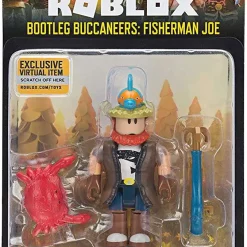 Promo 🌟 Roblox Celebrity Collection Bootleg Buccaneers: Fisherman Joe Action Figure 👍