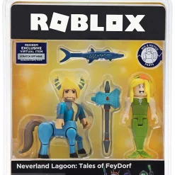 Flash Sale ⭐ Roblox Celebrity Collection Neverland Lagoon: Tales of FeyDorf Action Figure Game Pack 😉