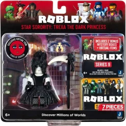 Best Pirce ⌛ Roblox Star Sorority: Trexa the Dark Princess Action Figure [2 Bonus Mystery Packs!] ❤️