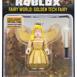 Cheapest ✨ Roblox Fairy World: Golden Tech Fairy Action Figure 🔔