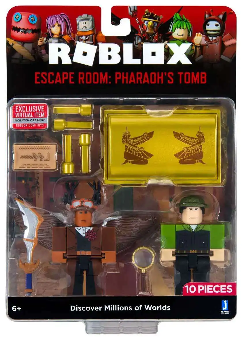 Deals ๐ฏ Roblox Escape Room: Pharaoh's Tomb Action Figure 2-Pack ๐งจ 1 Deals ๐ฏ Roblox Escape Room: Pharaoh's Tomb Action Figure 2-Pack ๐งจ
