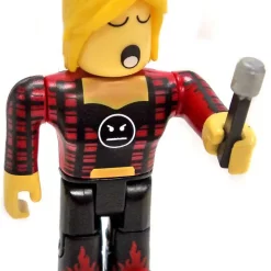 Best deal 😉 Roblox Punk Rock Singer with Microphone 3-Inch Minifigure [Loose] ⭐