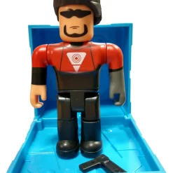 Discount 🥰 Roblox Series 9 Thrill Island: Commander Riggs 3-Inch Mini Figure [with Cube and Online Code Loose] ✨