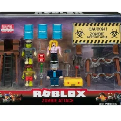 Discount ⭐ Roblox Zombie Attack 3-Inch Playset [RANDOM Box Design, Same Contents] 😍