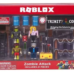 Discount ⭐ Roblox Zombie Attack 3-Inch Playset [RANDOM Box Design, Same Contents] 😍 -Sonic the Hedgehog Sales robloxzombieattack inset2