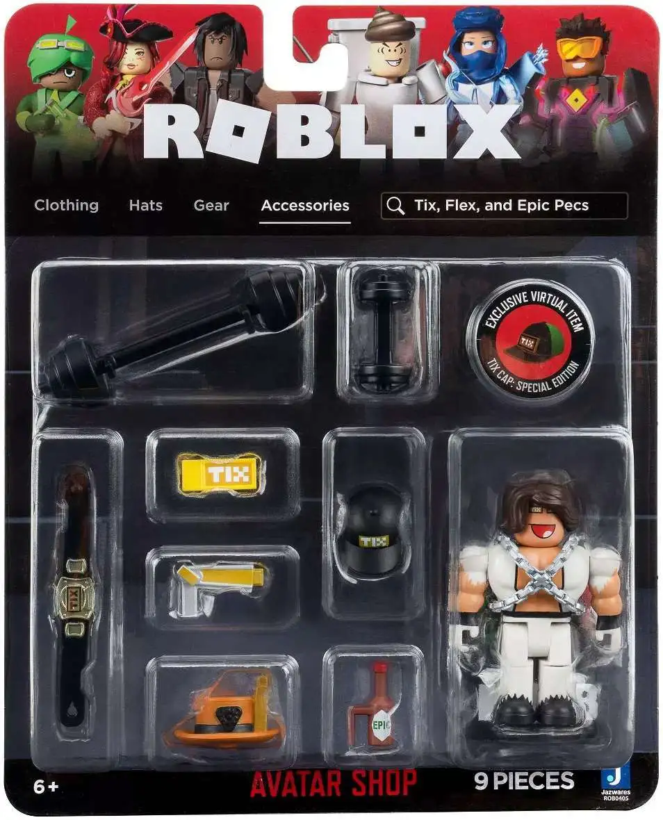 Discount ๐ Roblox Avatar Shop Tix, Flex, & Epic Pecs Action Figure ๐ฅ 1 Discount ๐ Roblox Avatar Shop Tix, Flex, & Epic Pecs Action Figure ๐ฅ