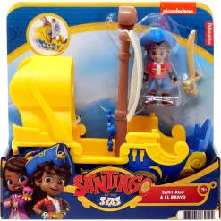 New 🤩 Fisher Price Santiago of the Seas Santiago & El Bravo Vehicle & Figure 🛒