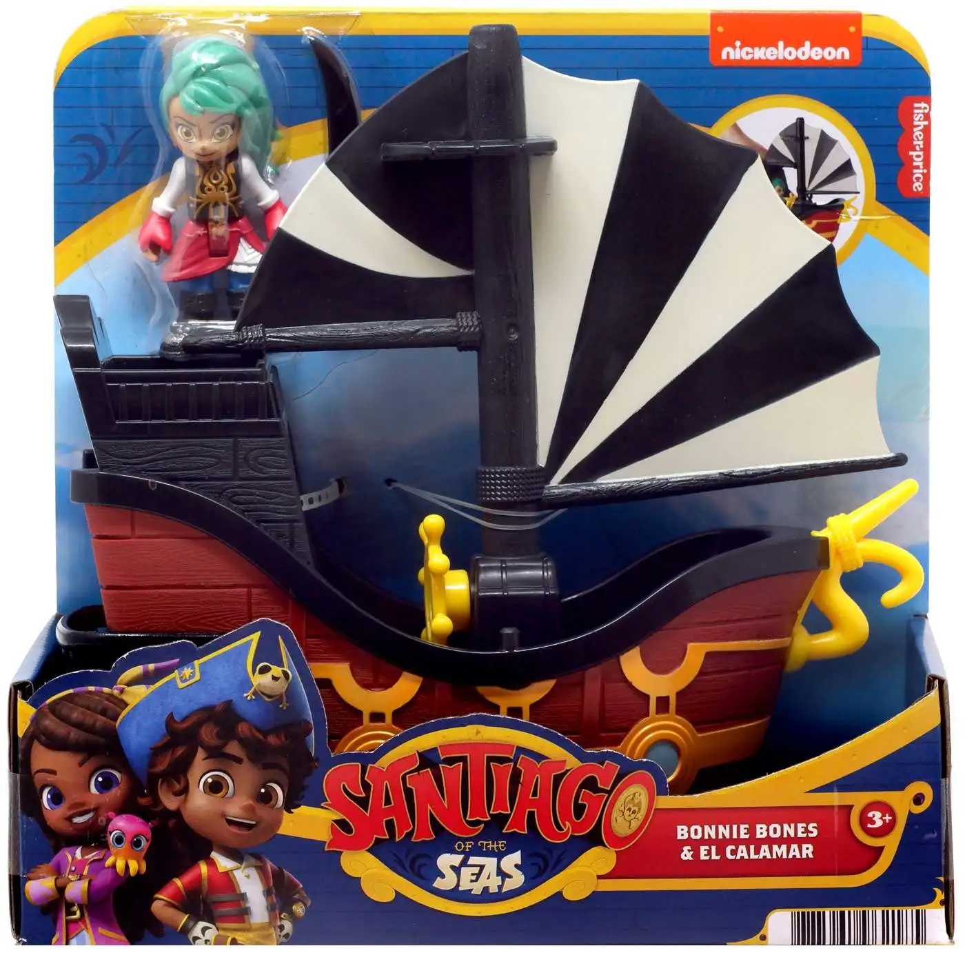 Deals 🥰 Fisher Price Santiago of the Seas Bonnie Bones & El Calamar Vehicle & Figure 🥰 1 Deals 🥰 Fisher Price Santiago of the Seas Bonnie Bones & El Calamar Vehicle & Figure 🥰