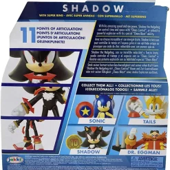 Budget 😀 Sonic The Hedgehog Basic Wave 1 Shadow & Super Ring Action Figure 😀 9 Budget 😀 Sonic The Hedgehog Basic Wave 1 Shadow & Super Ring Action Figure 😀 -Sonic the Hedgehog Sales shadowsuperring inset4
