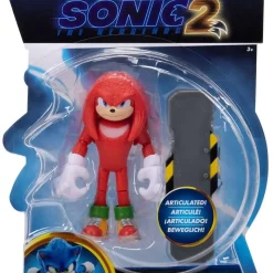 Flash Sale 😉 Sonic the Hedgehog 2 Movie Knuckles Action Figure [with Snow Rider] 🔥