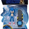 Flash Sale ✨ Sonic the Hedgehog 2 Movie Sonic Action Figure [with Snow Rider] ⌛
