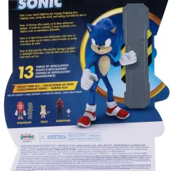 Flash Sale ✨ Sonic the Hedgehog 2 Movie Sonic Action Figure [with Snow Rider] ⌛ -Sonic the Hedgehog Sales sonic2sonicfig inset3