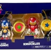 Outlet ❤️ Sonic The Hedgehog Sonic Boom Classic Sonic, Classic Knuckles & Classic Tails Action Figure 3-Pack [3 Rings, Damaged Package] 😍