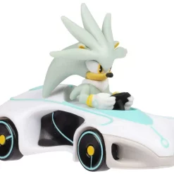 Best Pirce 🧨 Sonic The Hedgehog Team Racing Silver Lightron Diecast Vehicle 👏 -Sonic the Hedgehog Sales sonicdiecastsilver inset2