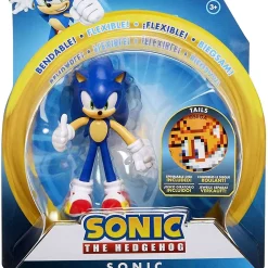 Best Pirce ✨ Sonic The Hedgehog 2020 Series 2 Sonic Action Figure [Tails Spinnable Disk] 😉