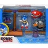 Promo 🎁 Sonic The Hedgehog Flying Batter Zone Playset [Sonic, Rhinobot & Chopper] ❤️