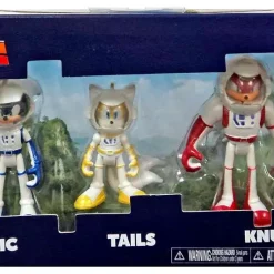 Deals 🥰 Sonic The Hedgehog Sonic Boom Sonic, Tails & Knuckles Action Figure 3-Pack [Spacesuits] ⌛